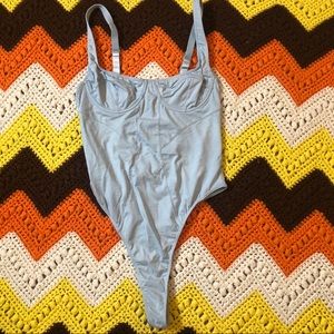 Light blue bodysuit
